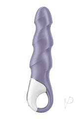 Satisfyer Air Pump Vibrator 1 Rechargeable Silicone Vibrator - Purple/White