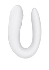 Satisfyer Double Joy Rechargeable Silicone Dual Stimulating Vibrator