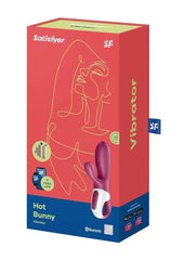 Satisfyer Hot Bunny Warming Rabbit Vibrator - Magenta/Pink