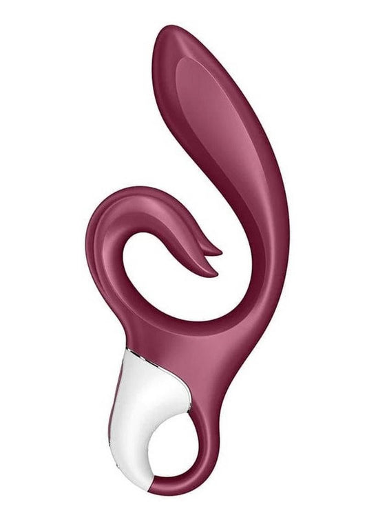 Satisfyer Love Me Rechargeable Silicone Rabbit Vibrator - Red