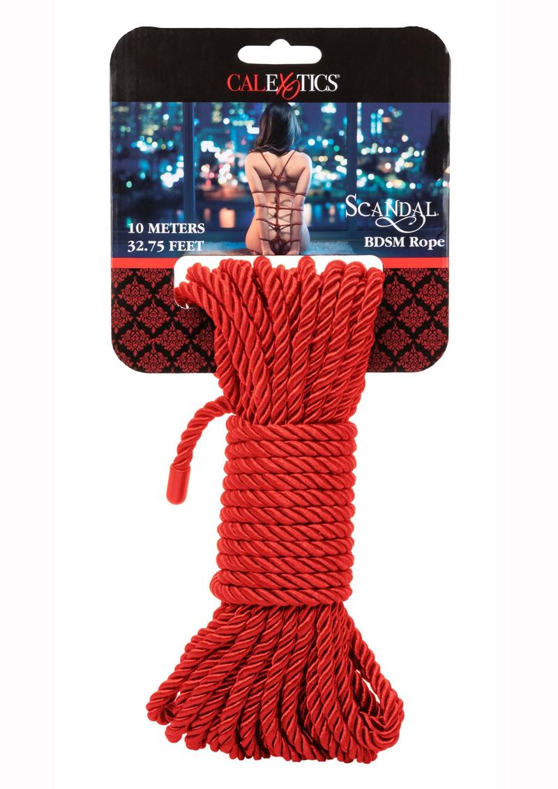 Scandal BDSM Rope - Red - 10m/32.75ft