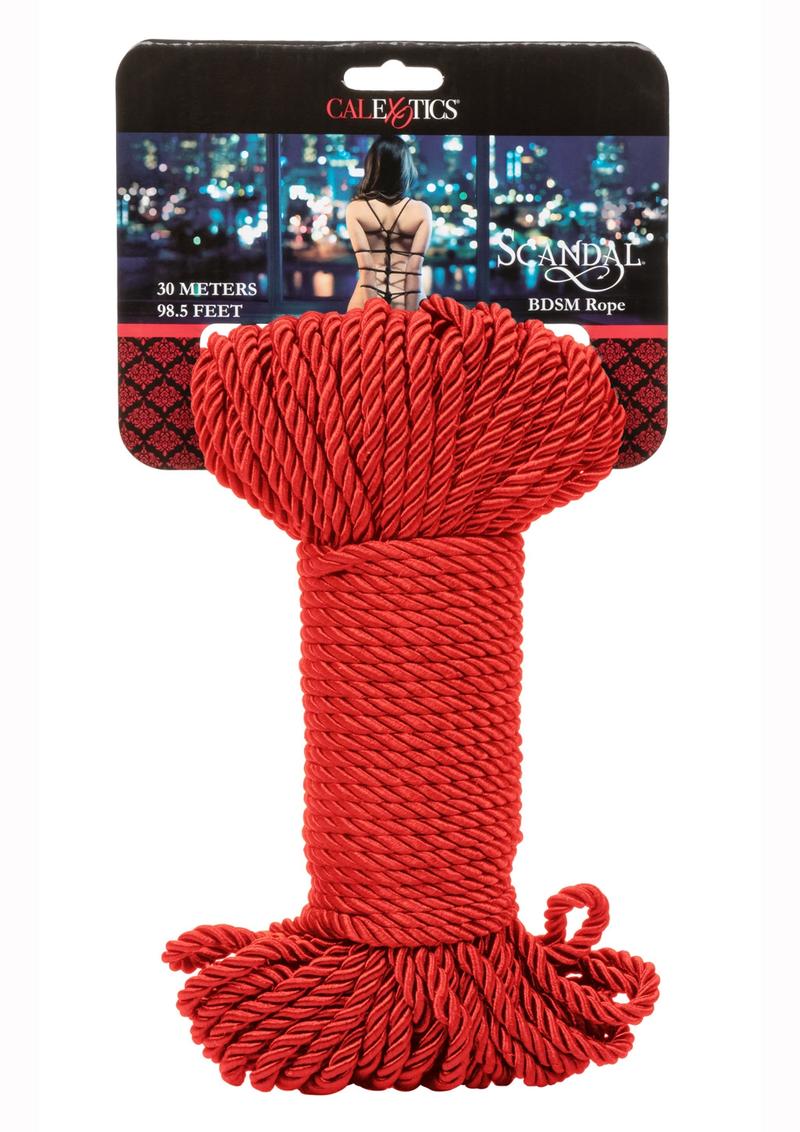 Scandal BDSM Rope - Red - 30m/98.5ft