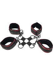 Scandal Hog Tie - Black/Red