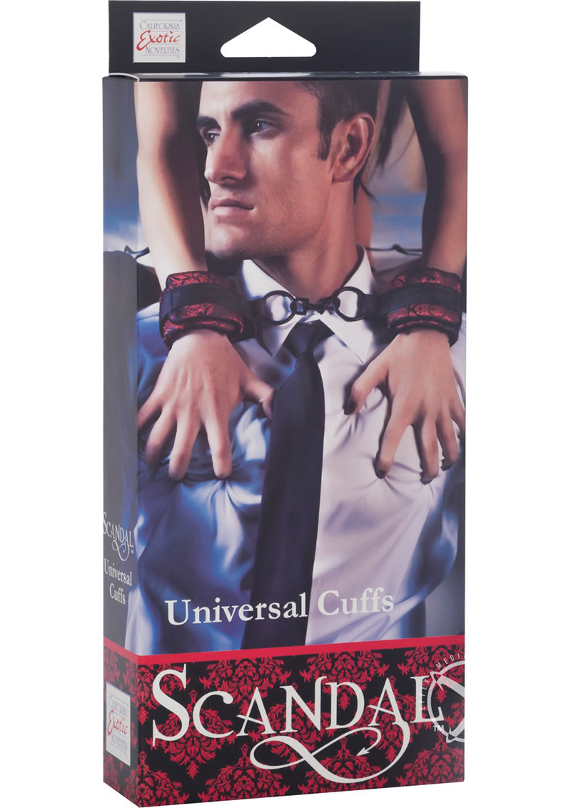 Scandal Universal Cuffs - Black/Red