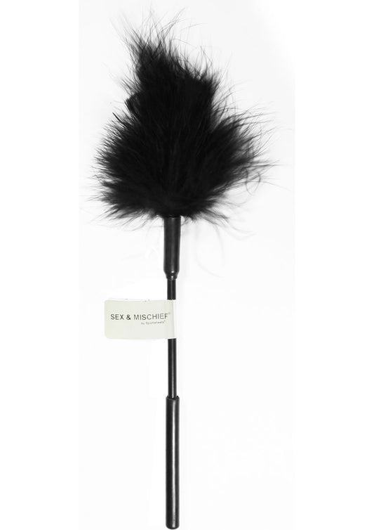 Sex and Mischief Feather Tickler - Black