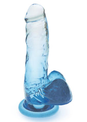 Shades Gradient Dildo - Blue - Medium - 7in