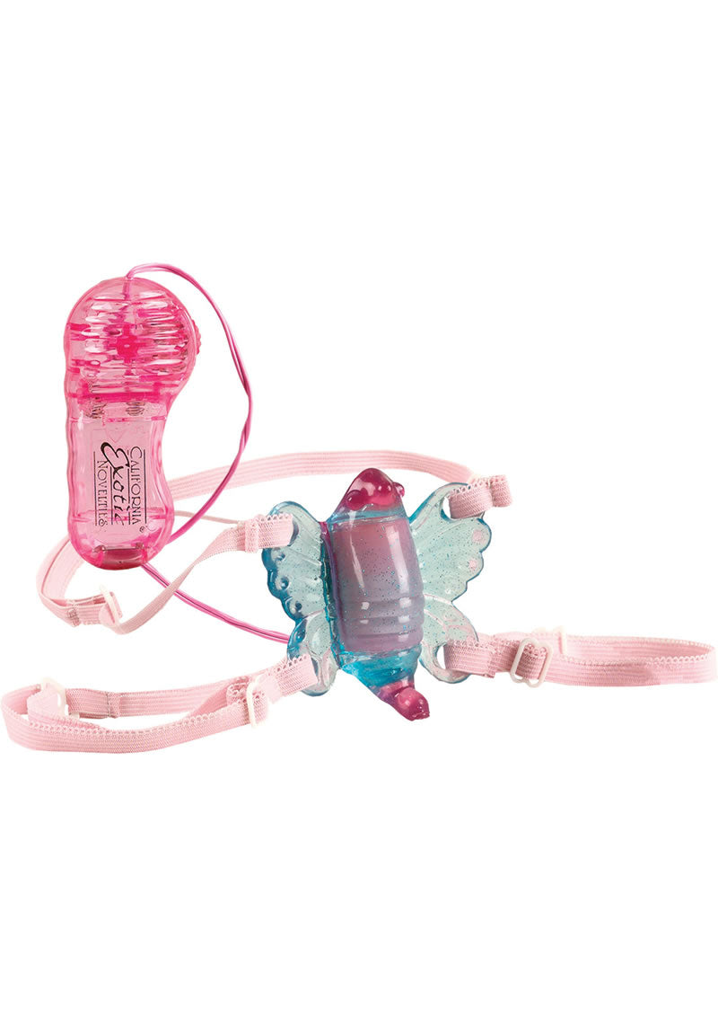 Shane's World Venus Butterfly Strap-On with Remote Control - Pink