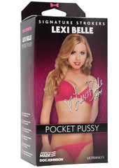 Signature Strokers Lexi Belle Ultraskyn Masturbator - Pussy - Vanilla
