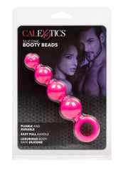 Silicone Booty Anal Beads - Pink