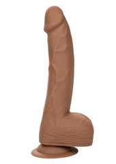 Silicone Studs Realistic Dildo - Caramel - 8in