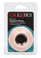 Silicone Support Rings Cock Rings - Ivory - 3 Piece Set