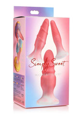 Simply Sweet Silicone Butt Plug - Pink - Set