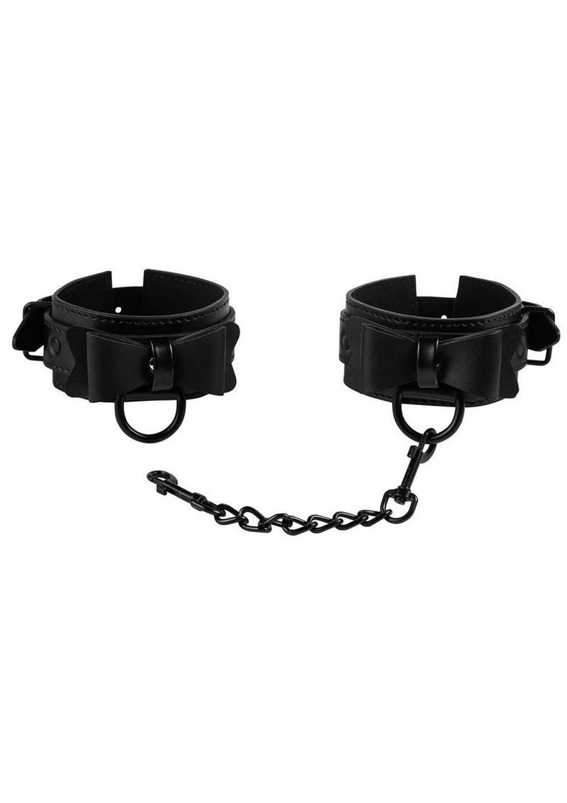 Sincerely Bow Tie Cuffs - Black