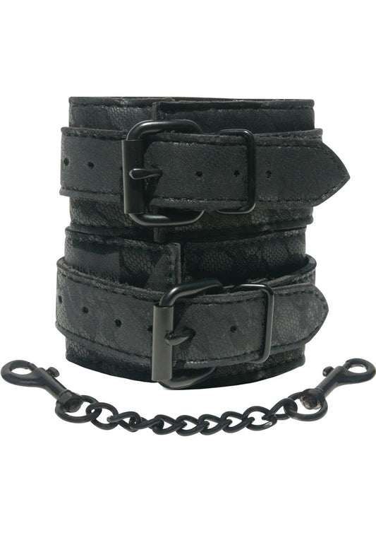 Sincerely Wrist Lace Cuffs - Black