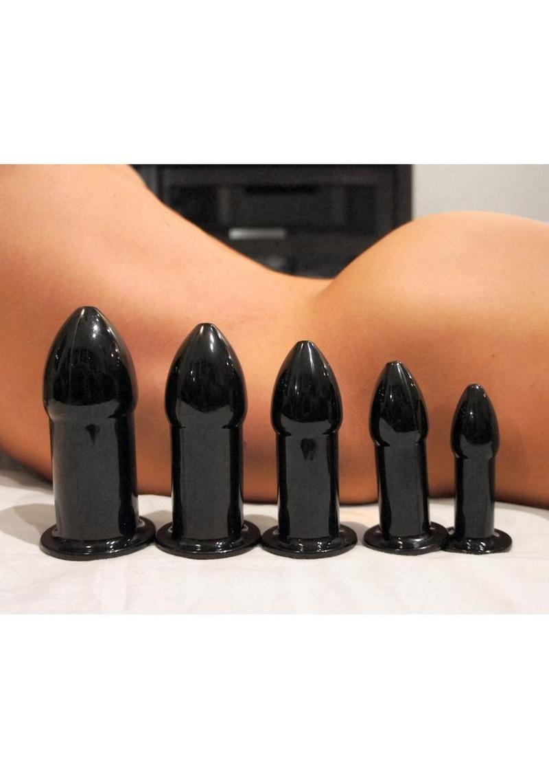 multiple size anal plugs for comfortable training
