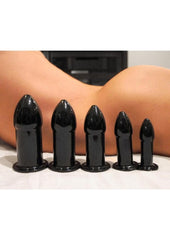 multiple size anal plugs for comfortable training
