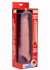 Size Matters Penis Enhancer Sleeve - Flesh/Vanilla - 3in