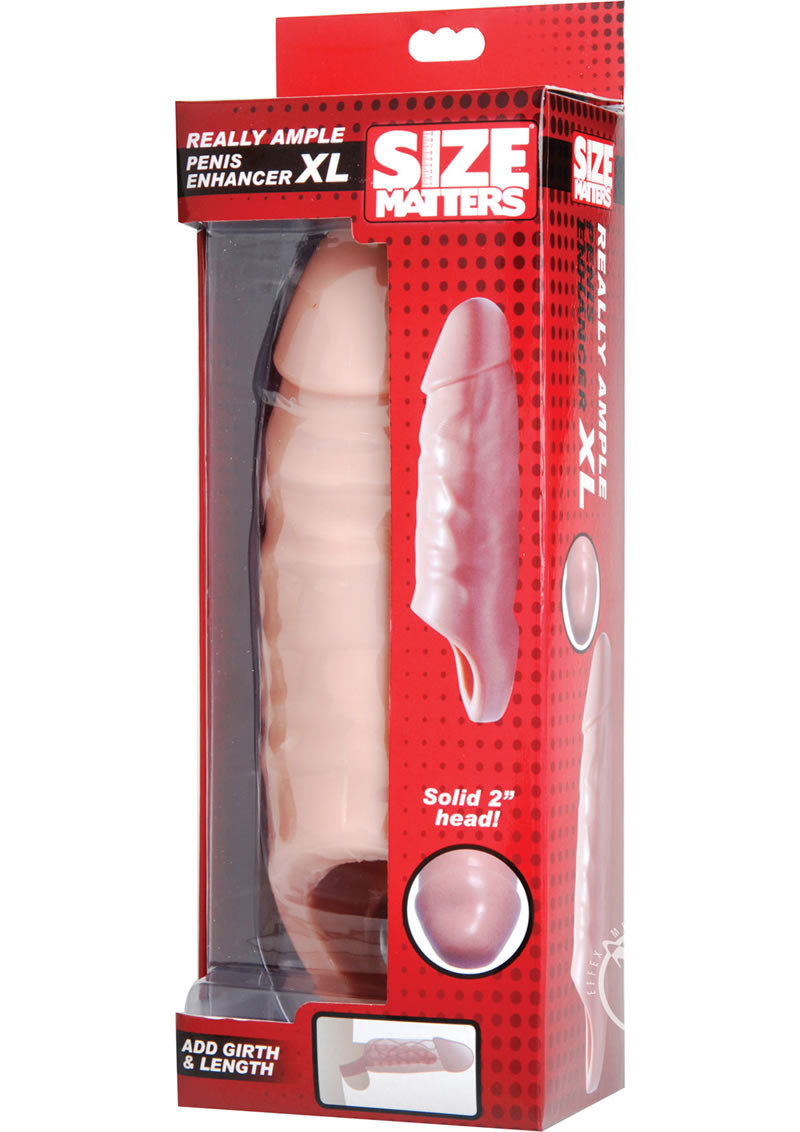 Size Matters Really Ample XL Penis Enhancer - Vanilla - XLarge