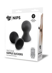 Size Up Silicone Nipple Suckers - Black