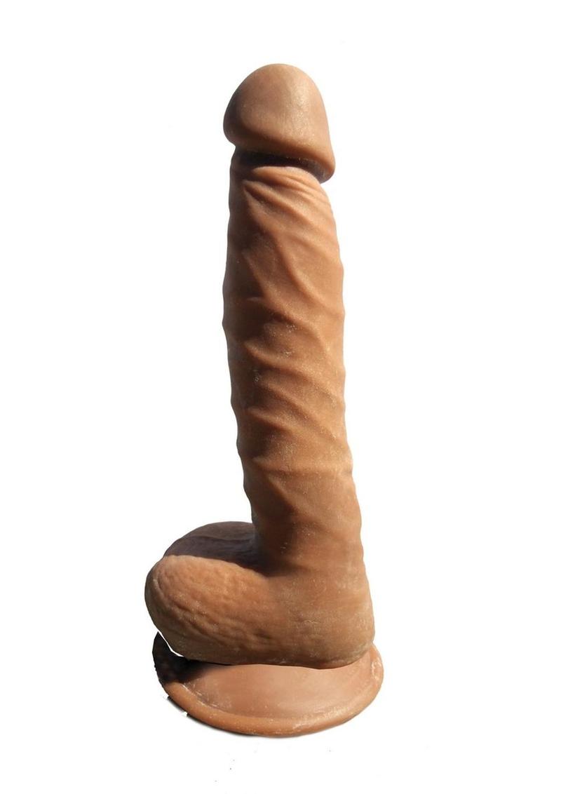 Skinsations Papasito Dildo - Brown - 8in