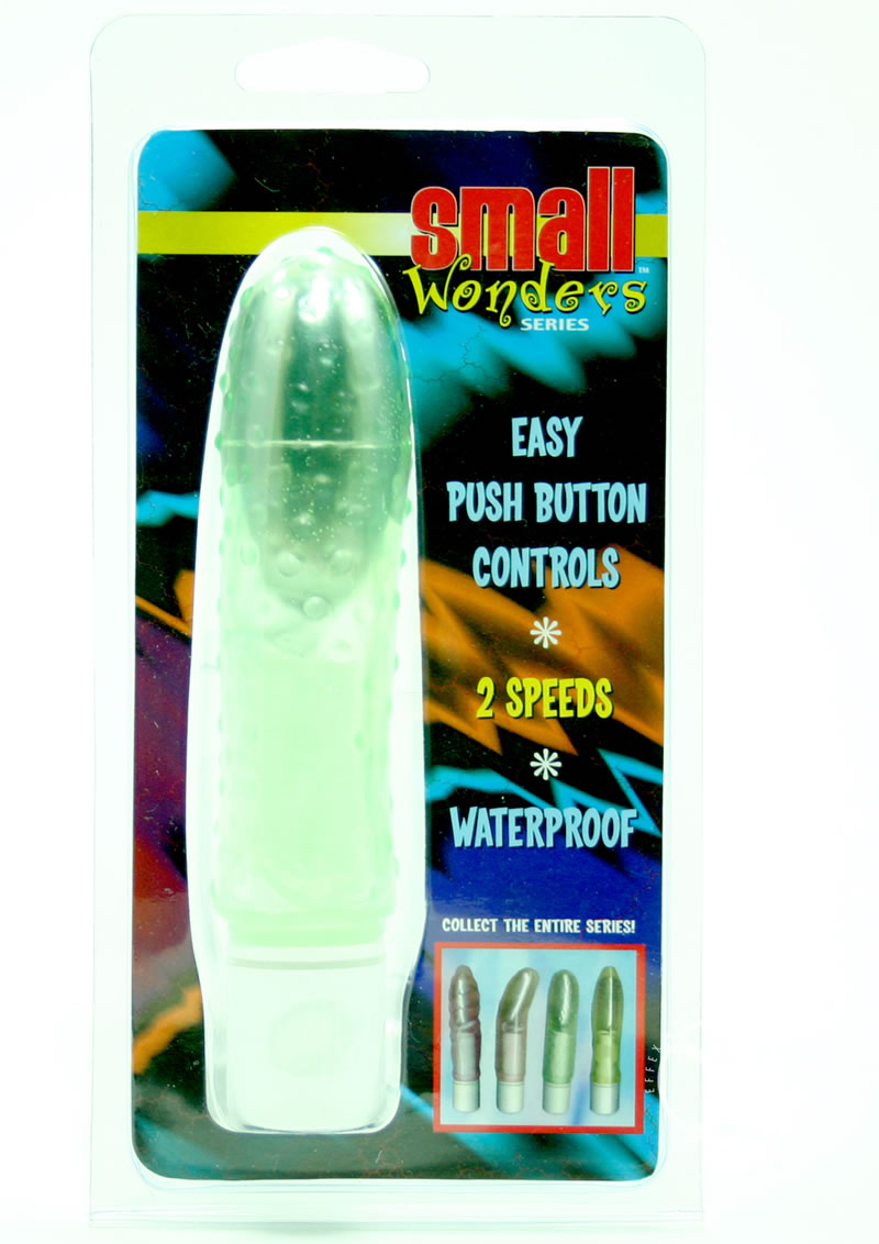 Small Wonders Bumpy Vibrator - Green