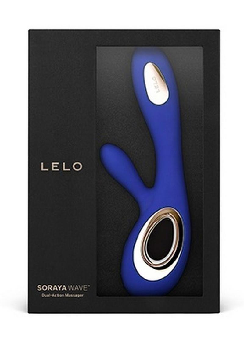 Soraya Wave Rechargeable Rabbit Vibrator - Blue/Midnight Blue