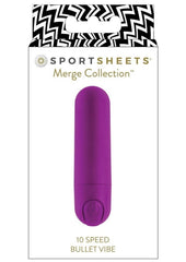 Sportsheets 10 Speed Bullet Vibrator - Purple