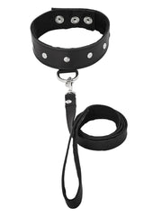 Sportsheets Leather Leash and Collar