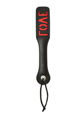 Sportsheets Leather Love Impression Paddle