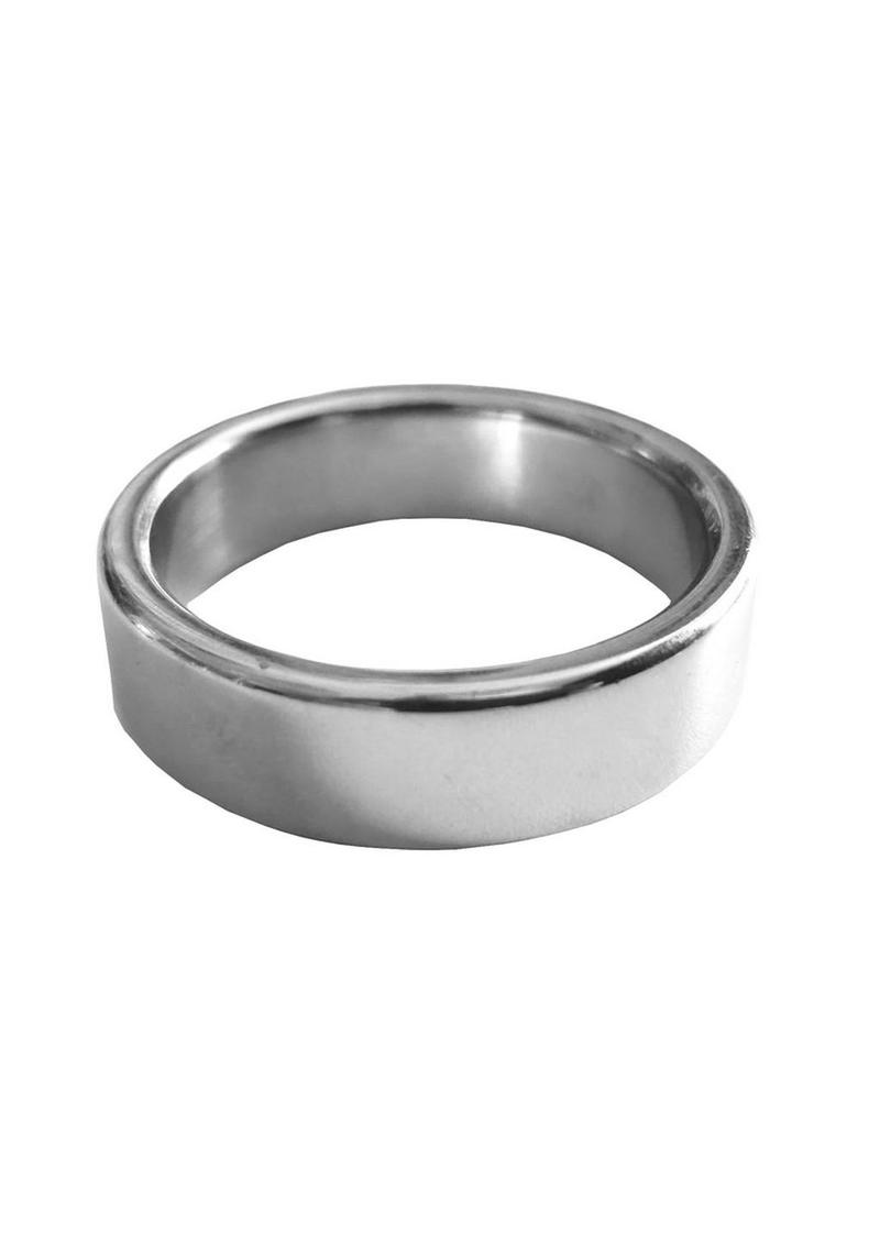 Stainless Steel Plain Cock Ring 15mm Thick