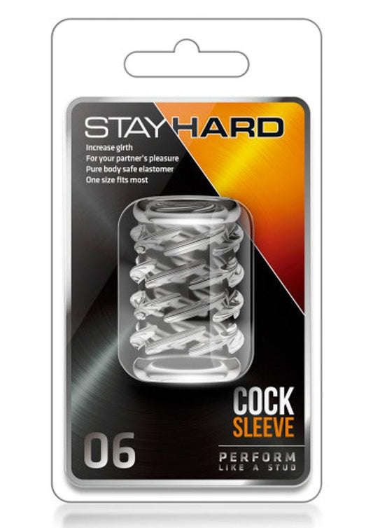 Stay Hard Cock Sleeve 06 - Clear