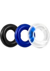 Stay Hard Donut Cock Rings - Assorted - Assorted Colors
