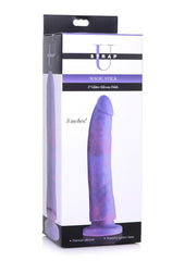 purple strap on dildo for pegging