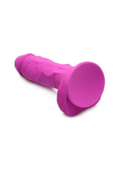 Strap U Power Pecker Silicone 7in Dildo with Balls
