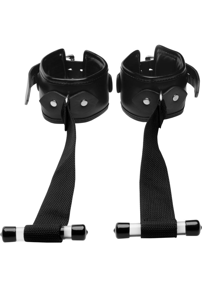 Strict Over The Door Restraints - Black