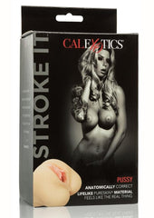 Stroke It Realistic Stroker - Pussy - Ivory/Vanilla