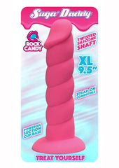 Suga' Daddy Silicone Dildo - Pink - 9.5in