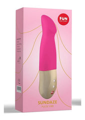 Sundaze Silicone Dual Stimulating Vibrator - Fuschia/Pink