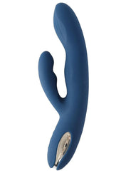 Svakom Aylin Silicone Vibrator - Blue/Silver