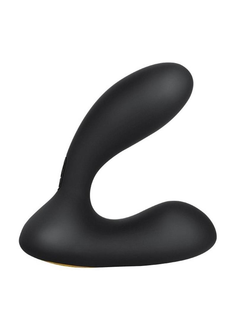 Svakom Vick Neo Silicone Prostate Massager - Black/Gold