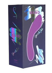 Swan Mini Swan Wand Rechargeable Silicone Glow In The Dark Massager - Glow In The Dark/Purple