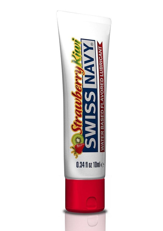 Swiss Navy Flavored Lubricant 10ml - Strawberry Kiwi