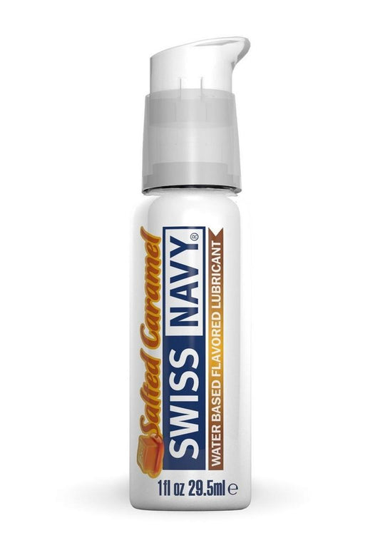 Swiss Navy Flavored Lubricant 1oz/30ml -Salted Caramel