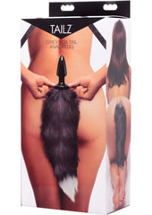 Tailz Fox Tail Anal Plug - Gray