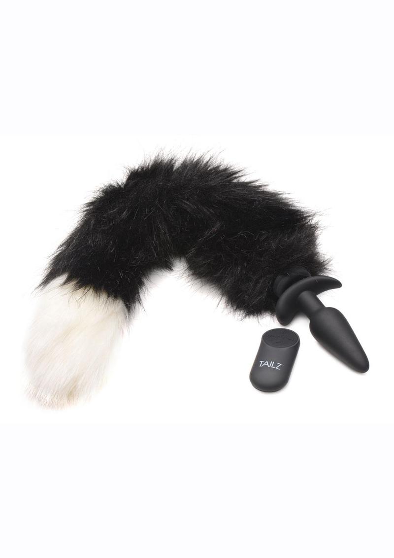 Tailz Interchangeable Fox Tail Accessory - Black/White