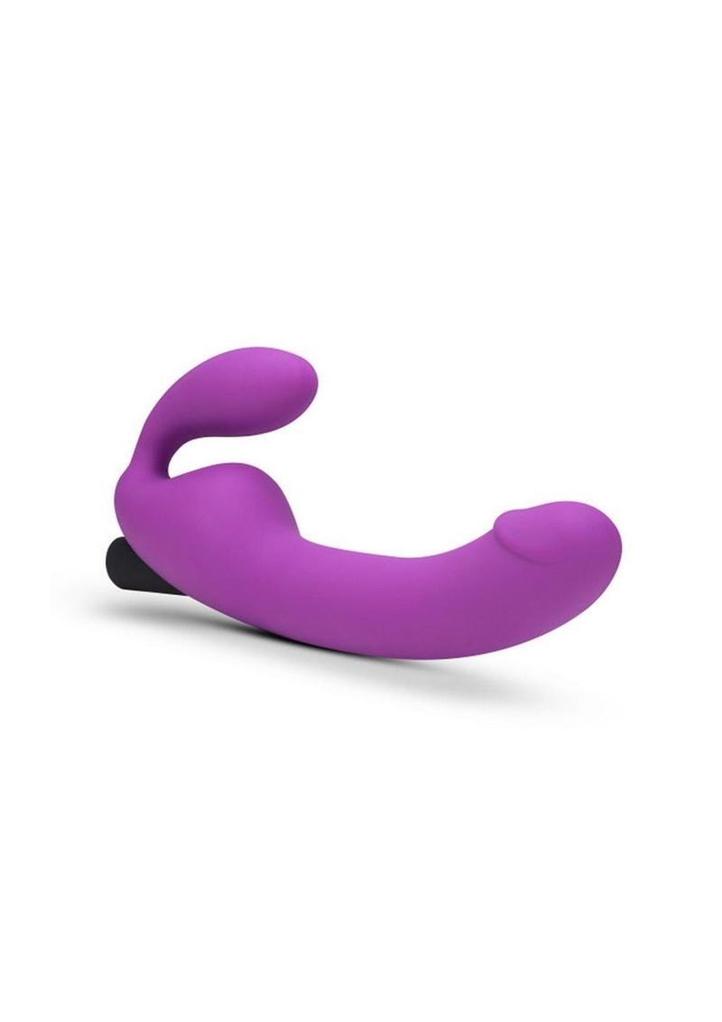 Temptasia Cyrus Strapless Silicone Vibrating Dildo with Rechargeable Bullet