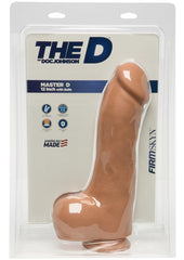 The D Master D Firmskyn Dildo with Balls - Vanilla - 12in
