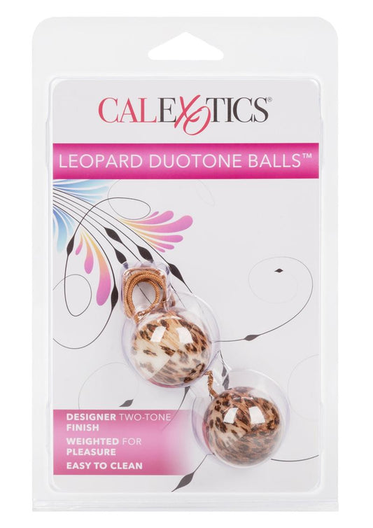 The Leopard Duotone Kegel Balls - Animal Print