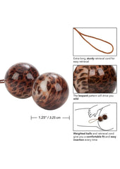 The Leopard Duotone Kegel Balls