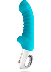 Tiger G5 Petrol Silicone Vibrator - Blue/Green